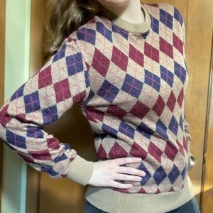 Argyle Women’s Sweater